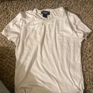 A white tee